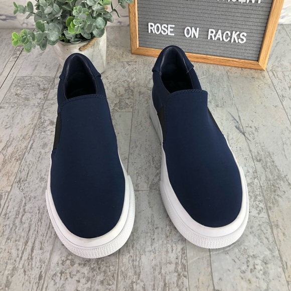 Vince Blair Platform Slip On Sneaker Blue/Black - Picture 2 of 8